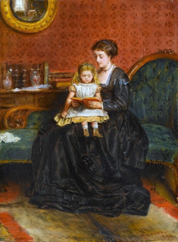 A captivating story by George Goodwin Kilburne